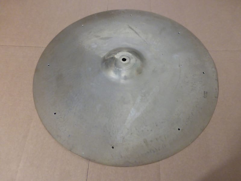 Vintage 20" Trowa Sizzle Jazz Crash Ride Dark Paper Thin Reverb