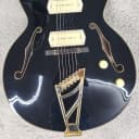 D'Angelico Excel 59 Hollowbody Electric Guitar w/Case, Black DAEX59BLK B-Stock