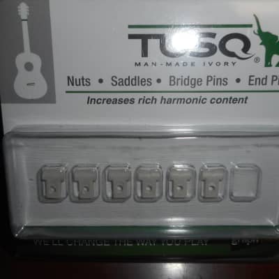 Graph Tech PQ-8501-00 TUSQ Post-2000 Gibson Tune-O-Matic-Style Saddles - 6-String image 1