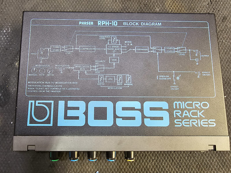 Boss RPH-10 Micro Rack Series Phaser | Reverb