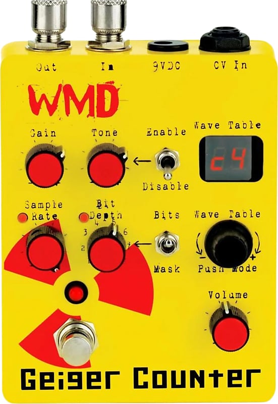 WMD Geiger Counter Digital Destruction Guitar Pedal | Reverb
