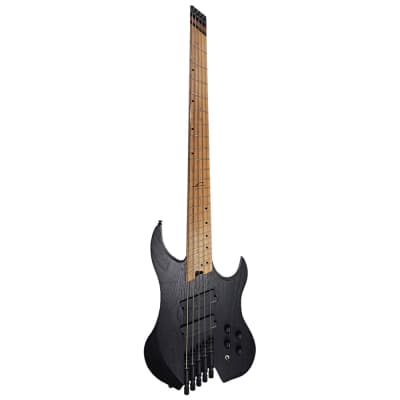 Legator WR5F Headless Multi-Scale 5-String Bass, Fishman Fluence, Stealth Black for sale