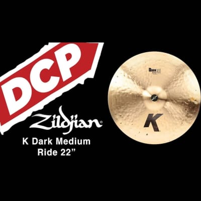 Zildjian K Dark Medium Ride Cymbal 22" image 2
