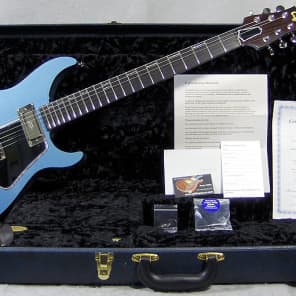 Giffin Guitars T2 Deluxe Droptop in Pelham Blue Hand Made in USA! w/Original HC image 1