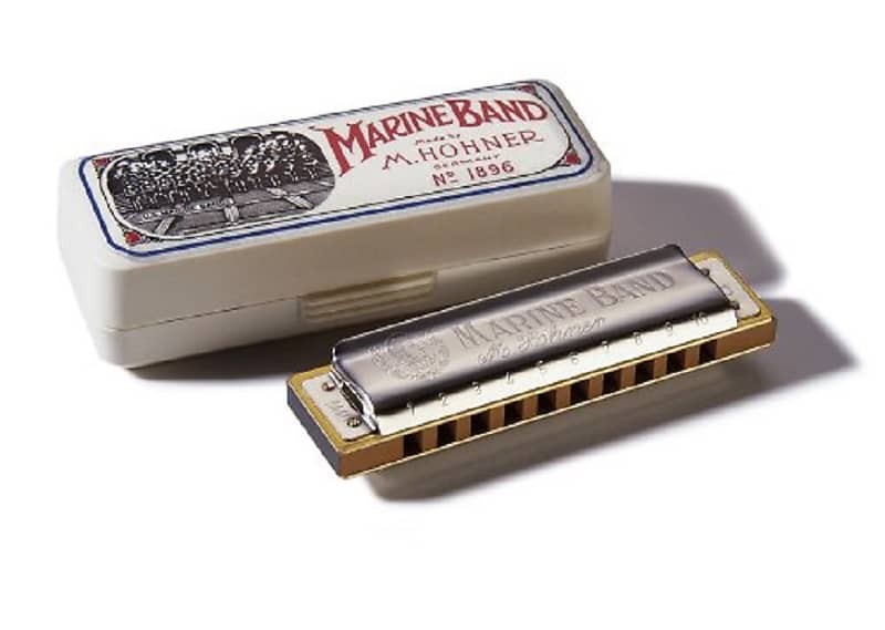 Hohner Marine Band 1896 Harmonica Key of C image 1