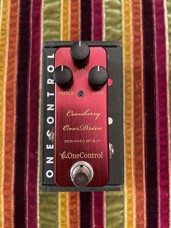One Control Cranberry Overdrive designed by BJF | Reverb
