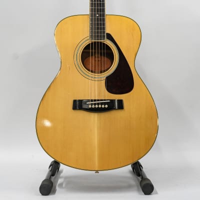 Yamaha FG-202 Nippon Gakki Orange Label Acoustic Guitar with Case - Natural image 2