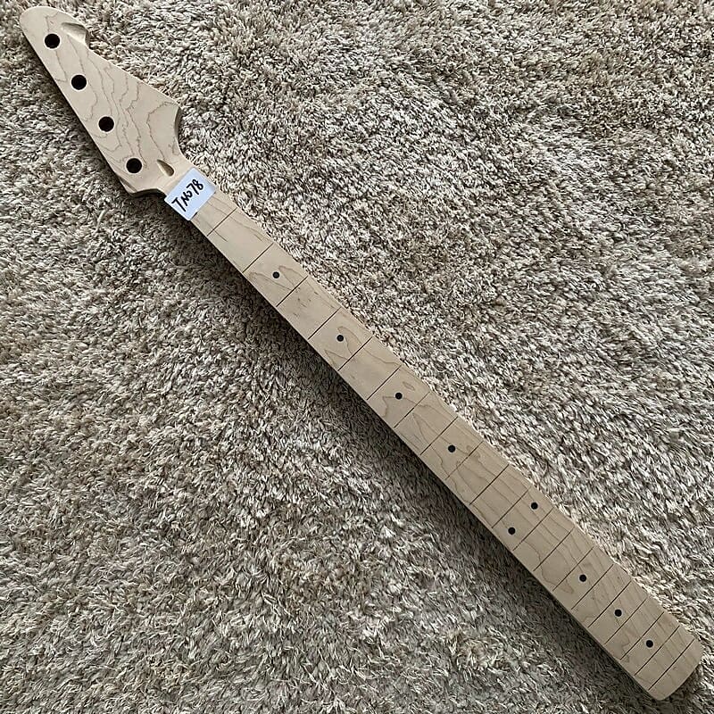 Maple Wood 4 String Bass Neck, 20 Frets Fingerboard Fretboard Reverb