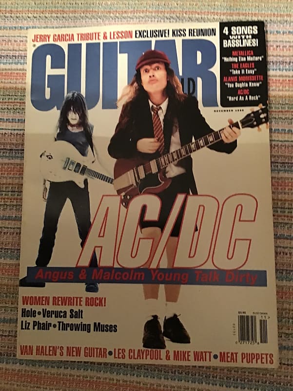 Guitar World Magazine Back Issue November 1995: AC/DC | Reverb