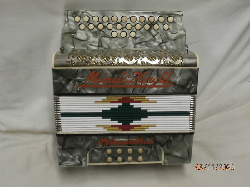 MEINEL&HEROLD 8 bass diatonic button accordion the key is C/F Reverb