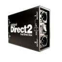 Whirlwind DIRECT2 Passive 2-Channel Direct Box, 20Hz-20kHz Frequency, 2x 1/4  TS Phone Input & 2x XLR and 2 x 1/4  TS Phone Thru Output Connectors