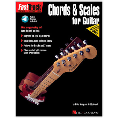 Hal Leonard Fast Track Chords & Scales for Guitar Book w/ Online Audio for sale