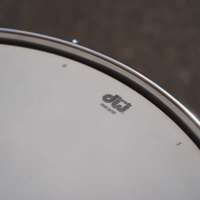 DW + USA + Collectors Exotic Natural Fiddleback Eucalyptus 5 1/2 x14" Snare Drum=NOS image 8