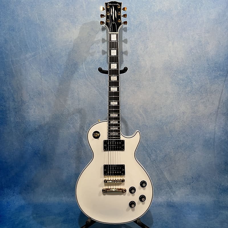 Edwards by ESP E-LPC 2022 White Les Paul Custom Made in
