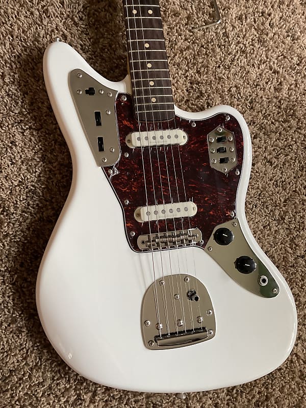 Squier Vintage Modified Jaguar Electric Guitar - Upgraded | Reverb