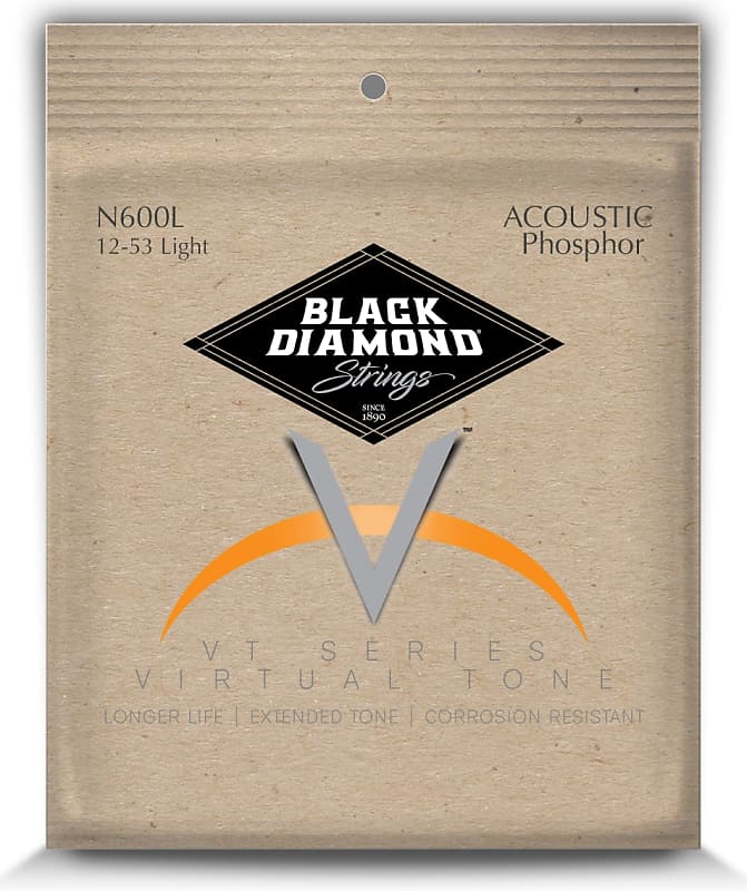 Black Diamond Guitar Strings Acoustic Light - Light Phosphor Bronze N600XL 11-52 image 1
