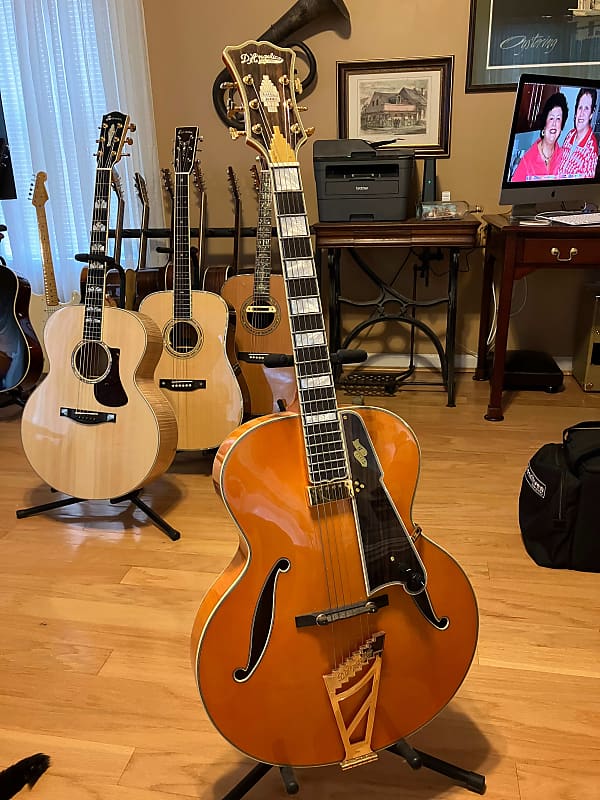 D'Angelico Ney Yorker style B 2YRS Orange Like A Gretsch Reverb