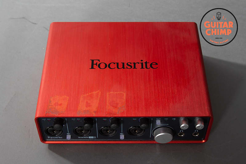 Focusrite Scarlett 18i8 1st Gen USB Audio Interface Red / Black image 1