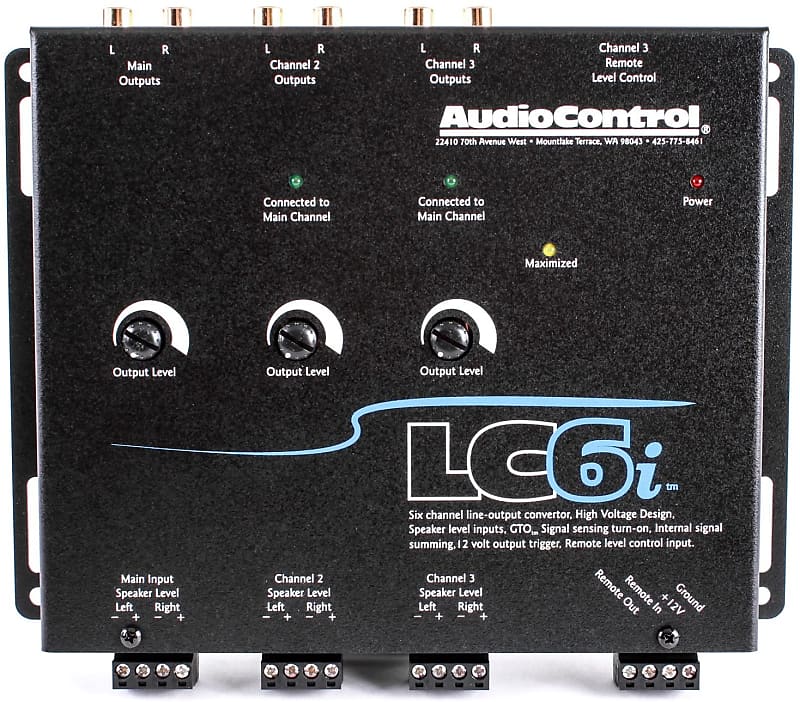 Audio Control LC6i 6 Channel Line Out Converter with Internal