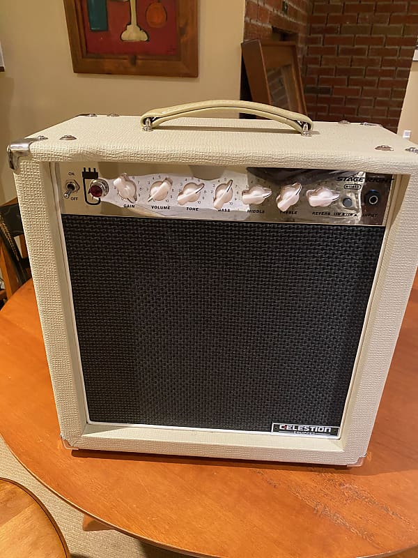 Monoprice 15W Tube Guitar Amp w/ Celestion 2020 Cream Tolex Reverb