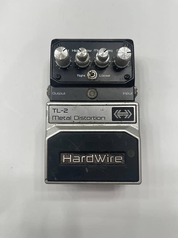 Digitech TL-2 Hardwire Metal Distortion High Gain Guitar Effect Pedal