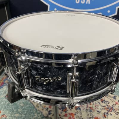 Rogers Dyna-Sonic 36BP 14X5" Snare Drum 2020s - Black Pearl image 2