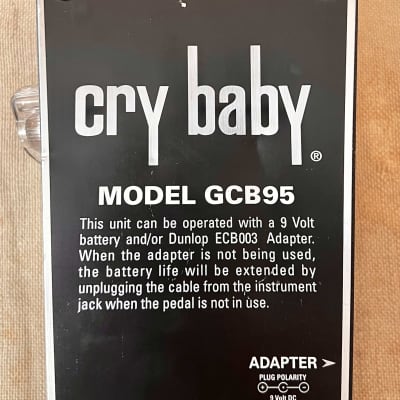 Dunlop GCB95 Cry Baby Wah Pedal - Kinnatone Platinum Mod image 7
