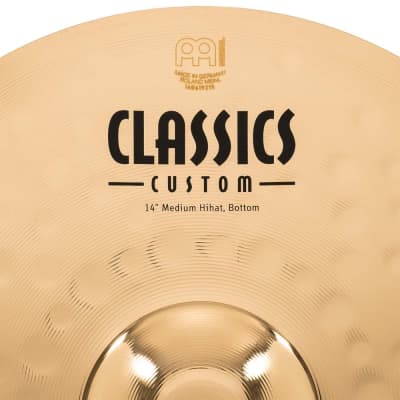 Meinl Classics Custom Medium Hi Hat Cymbals 14 image 5