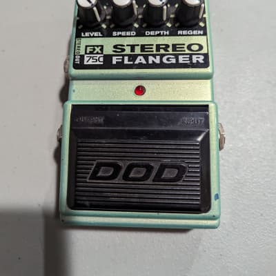 DOD FX75C Stereo Flanger 1990s - Green for sale