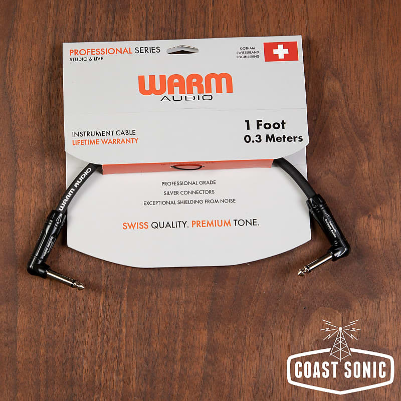 Warm Audio Professional Series Patch Cable-1 Foot image 1