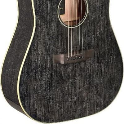 James Neligan YAK-D Yakisugi Series Dreadnought Solid Mahogany Top & Neck 6-String Acoustic Guitar image 7