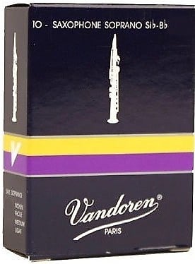 Vandoren #2.5 Soprano Sax Reeds - 10 Pack image 1