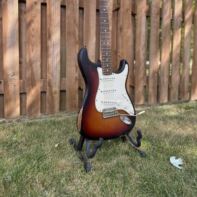 Fender American Standard Stratocaster with Rosewood Fretboard 2008 - 2016 - 3-Color Sunburst image 2
