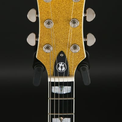 Kraken Janus Supreme Gold Top Unique Design Electric Guitar Sparkle Single Cut LP Style image 9