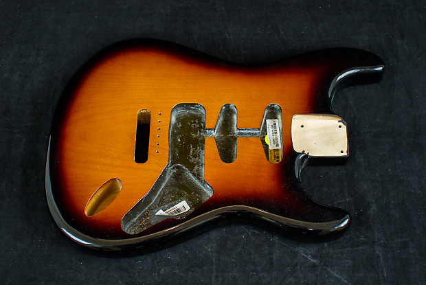 Fender USA Genuine Replacement Alder Stratocaster Guitar Body  2 Color Sunburst image 1