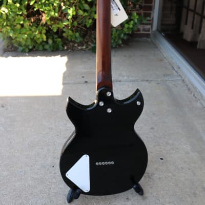 Harmony Standard Series Rebel Electric Guitar, Flame Maple Top, Transparent Black (Limited) image 11