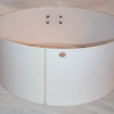 RCI DRUM SHELL ACRYLIC SUPER WHITE  Age unknown - Gloss white FREE SHIP TO CUSA image 3