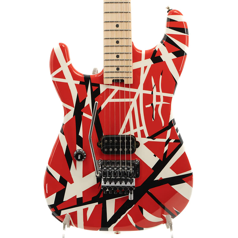 Used EVH Striped Series Left-Handed R/B/W - Red, Black, and White - Ser. EVH2110005 image 1