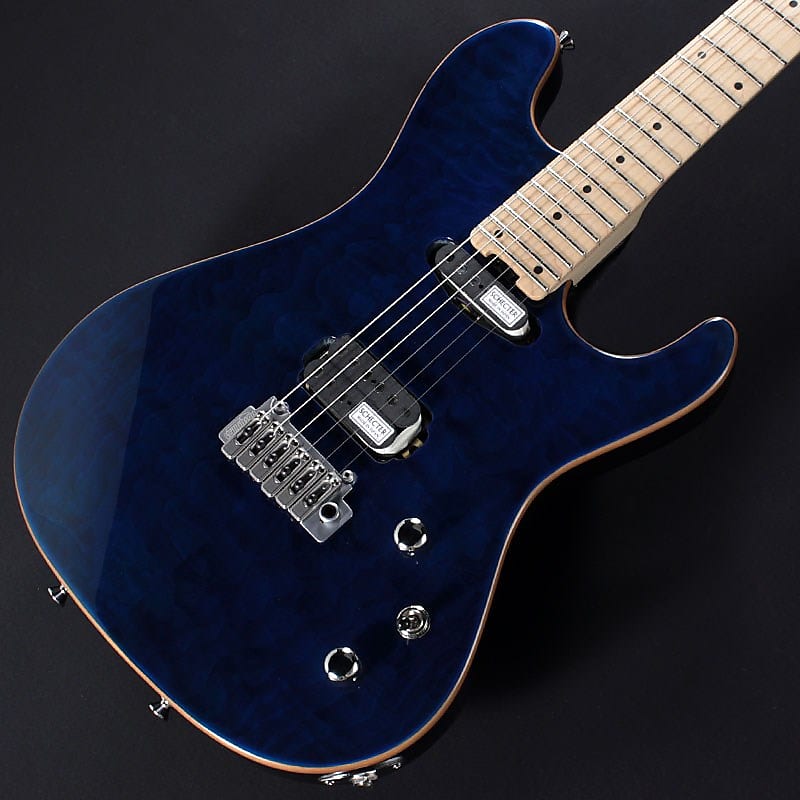ギター SCHECTER MZ1 See-thru Blue Schecter Japan MZ-1 See Thru Blue – Maple – Gooswyn Guitar