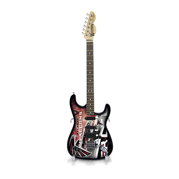 Immagine Woodrow Atlanta Falcons 10“ Collectible Mini Guitar - 1