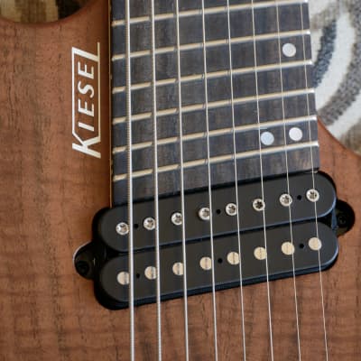 Kiesel OM8 Osiris Multiscale Walnut Top 8 String Electric Kiesel OM8 Osiris Multiscale Walnut Top 8 String Electric