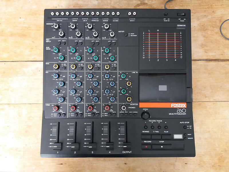 Fostex 260 Analog Cassette Multitrack Recorder Reverb