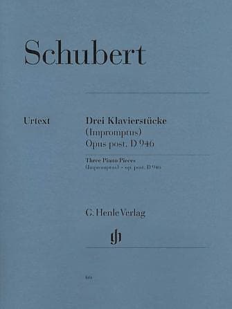 Franz Schubert 3 Piano Pieces Impromptus Op Post D 946 Piano | Reverb