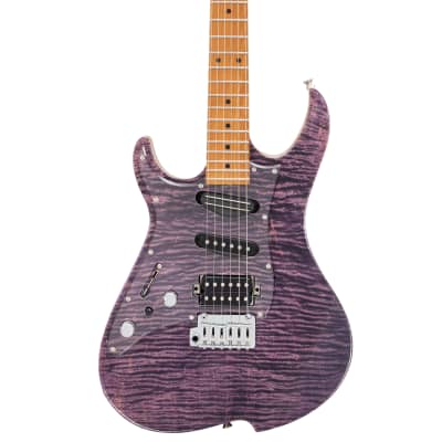 Vola Guitars OZ RV TNC LH Trans light Purple Gloss image 1