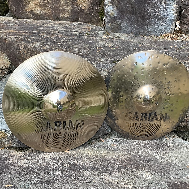 Immagine Sabian 13" AA Fusion Hi-Hat Cymbals (Pair) 1990 - 2001 - 1