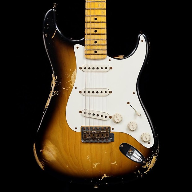 Fender  Custom Shop 1956 Stratocaster Heavy Relic 2013 Sunburst image 1