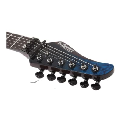 Schecter Reaper-6 FR S Elite 6-String Electric Guitar with Wenge Fretboard (Right-Handed, Deep Ocean Blue) image 8