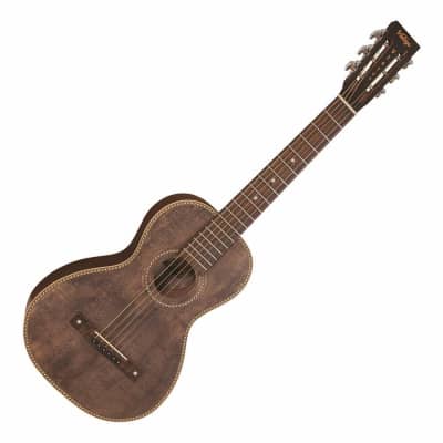 Vintage 'Viator' Paul Brett Electro-Acoustic Travel Guitar ~ Antiqued for sale