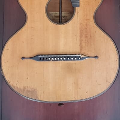 Franz Angerer 13 String Kontragitarre (Contra Guitar) 1916 Spruce/Maple image 1