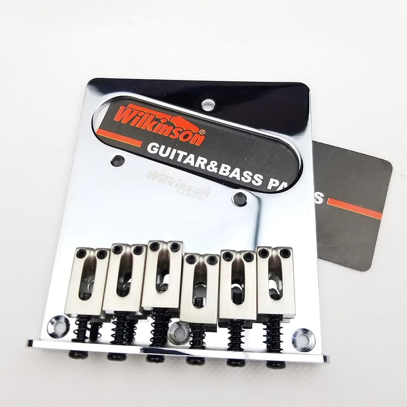Wilkinson Telecaster WOT03 Tele Bridge - Chrome image 1
